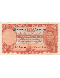 Australie 10 shillings 1939