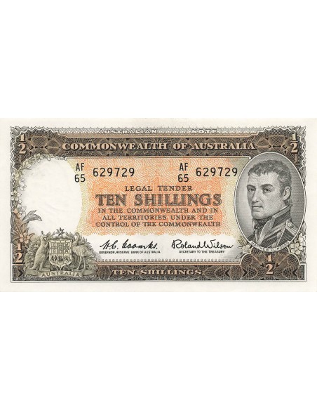 Australie 10 shillings 1961