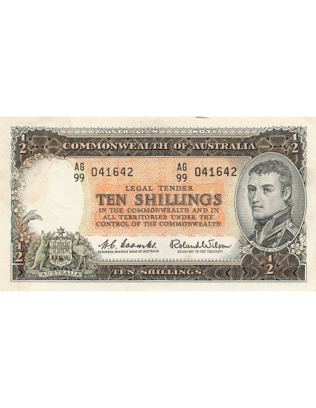 Australie 10 shillings 1961