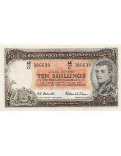 Australie 10 shillings 1954