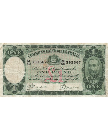Australie 1 pound 1933