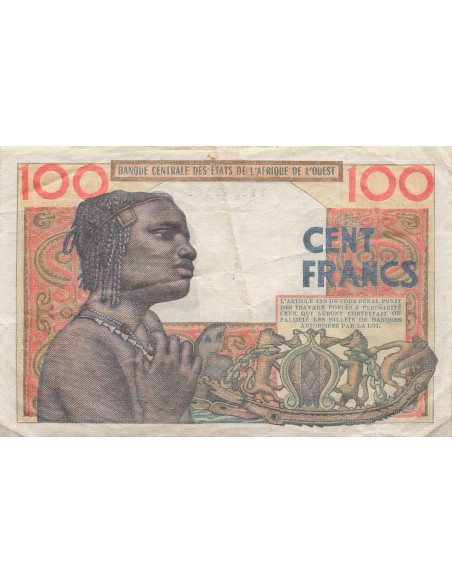 BCEAO 100 francs 1959