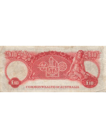 Australie 10 pounds 1954