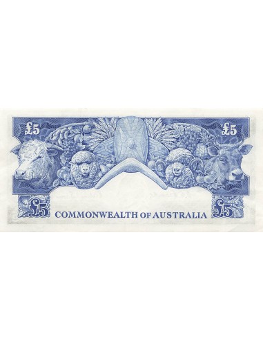 Australie 5 pounds 1954