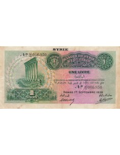 Syrie 1 livre 1939