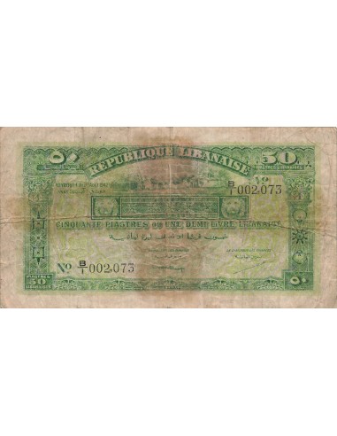 Liban 50 piastres 1942