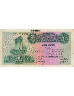 Syrie 1 livre 1939