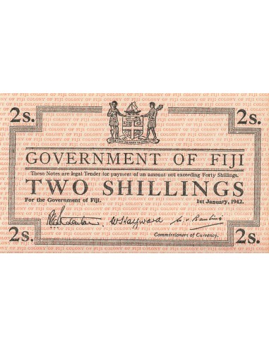 Fidji 2 shillings 1942