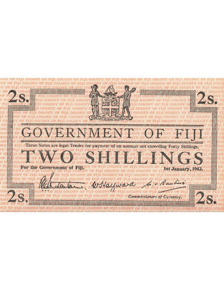 Fidji 2 shillings 1942