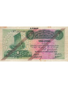 Liban 1 livre 1939