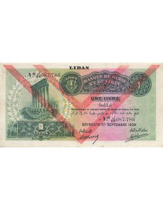 Liban 1 livre 1939