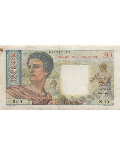 Tahiti 20 francs 1951