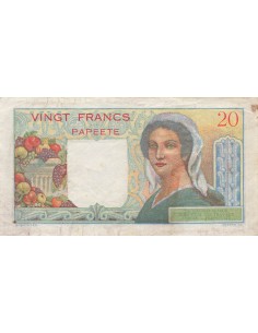 Tahiti 20 francs 1951 2