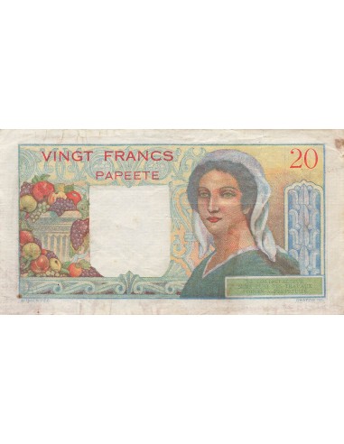 Tahiti 20 francs 1951