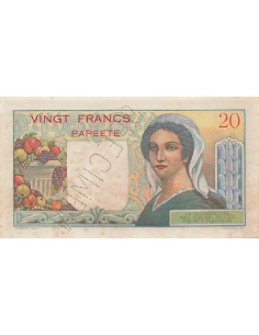 Tahiti 20 francs 1951 2
