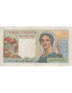Tahiti 20 francs 1951 2