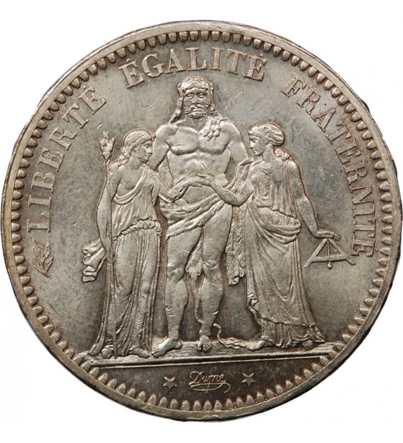 HERCULE - 5 FRANCS ARGENT 1873 A PARIS﻿