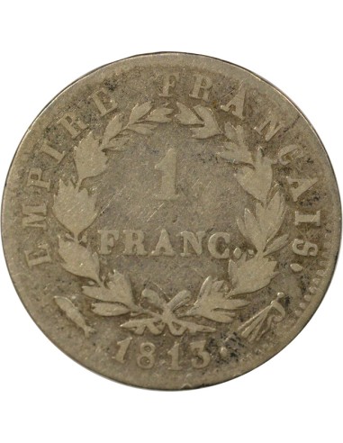 Roi d'Italie Empire 1 franc Argent 1813 Utrecht