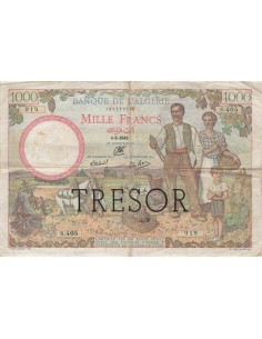 Algérie 1000 francs 1942