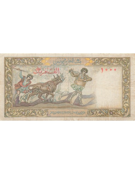 Algérie 1000 francs 1958