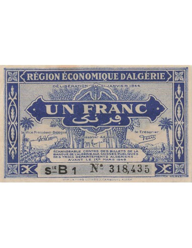Algérie 1 franc 1944