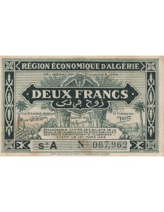 Algérie 2 francs 1944