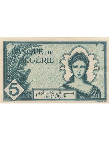 Algérie 5 francs 1942