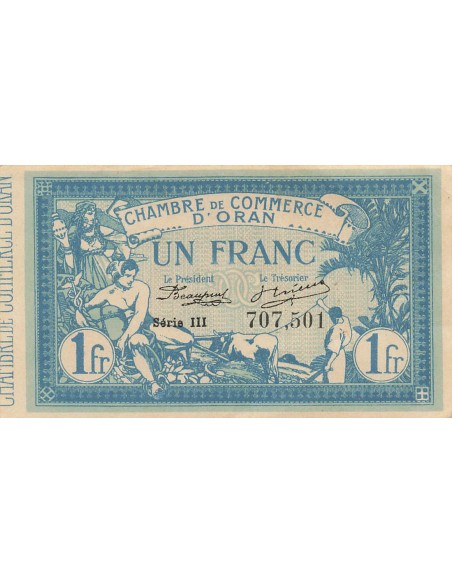 Algérie 1 franc 1915
