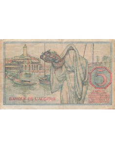 Algérie 5 francs 1944 2