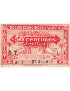 Algérie 50 centimes 1944