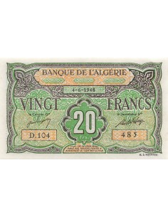Algérie 20 francs 1948