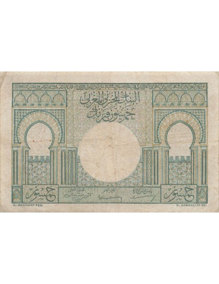 Maroc 50 francs 1949