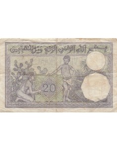Algérie 20 francs 1941 2