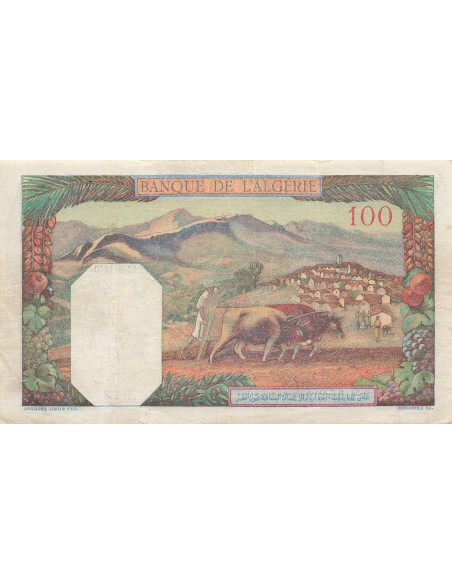 Algérie 100 francs 1940