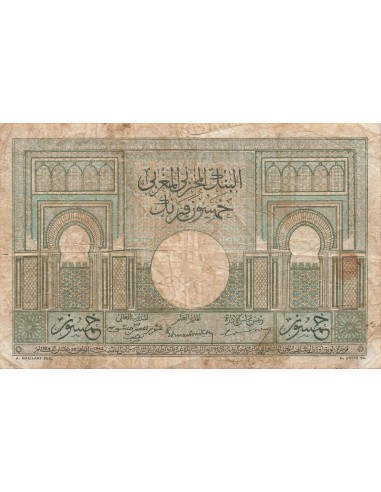 Maroc 50 francs 1947
