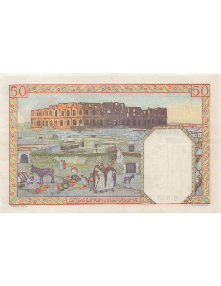 Algérie 50 francs 1940