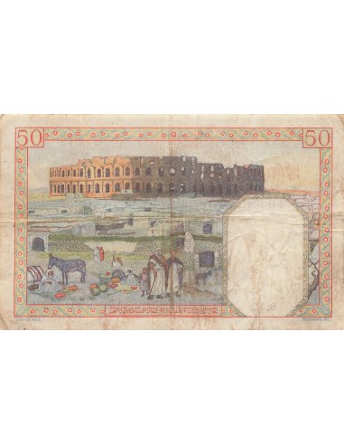 Algérie 50 francs 1938