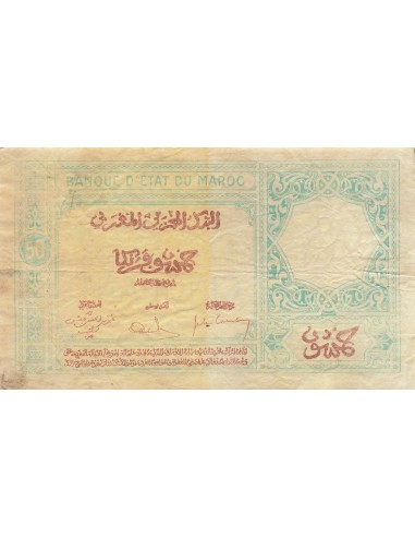Maroc 50 francs 1932