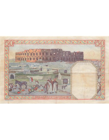 Algérie 50 francs 1938