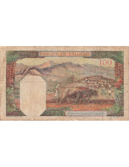Algérie 100 francs 1942