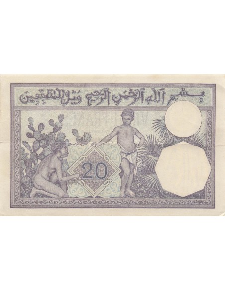 Algérie 20 francs 1928