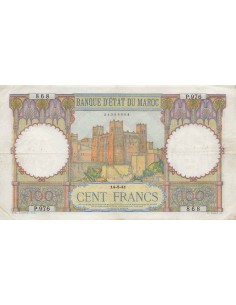 Maroc 100 francs 1941