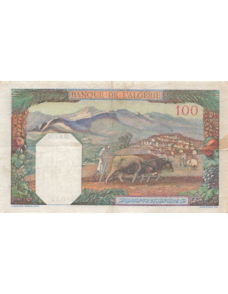 Tunisie 100 francs 1940