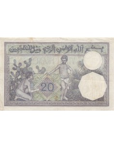 Tunisie 20 francs 1938 2