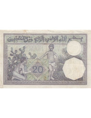Tunisie 20 francs 1938
