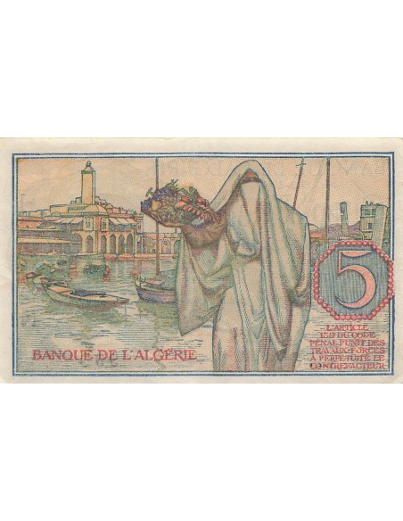 Tunisie 5 francs 1944