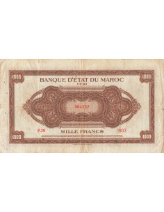 Maroc 1000 francs 1943