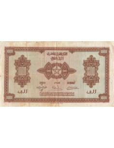 Maroc 1000 francs 1943 2