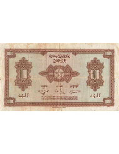 Maroc 1000 francs 1943
