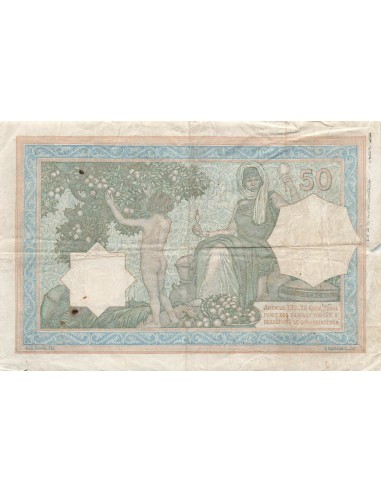 Tunisie 50 francs 1937